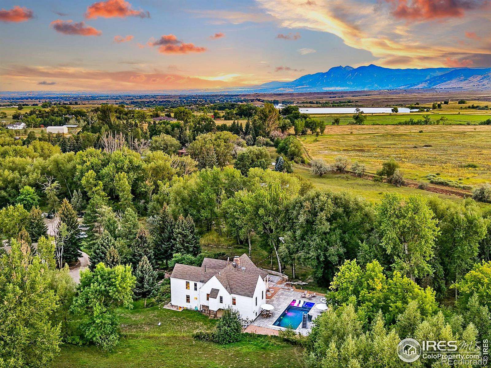 9 Acres of Land with Home for Sale in Longmont, Colorado