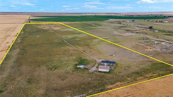 37 Acres of Land with Home for Sale in Byers, Colorado