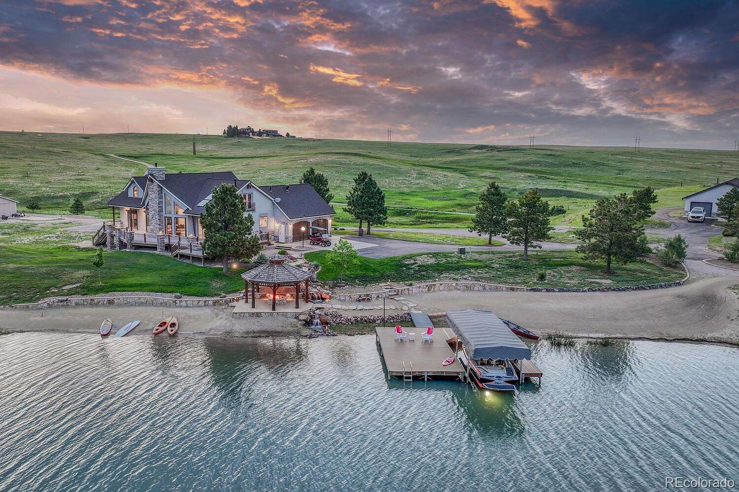35 Acres of Land with Home for Sale in Larkspur, Colorado