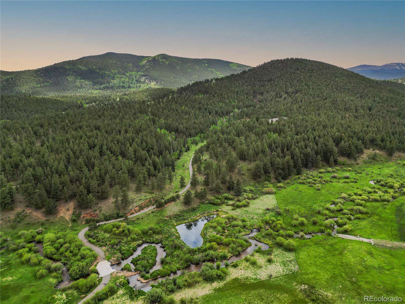 27.1 Acres of Land with Home for Sale in Bailey, Colorado