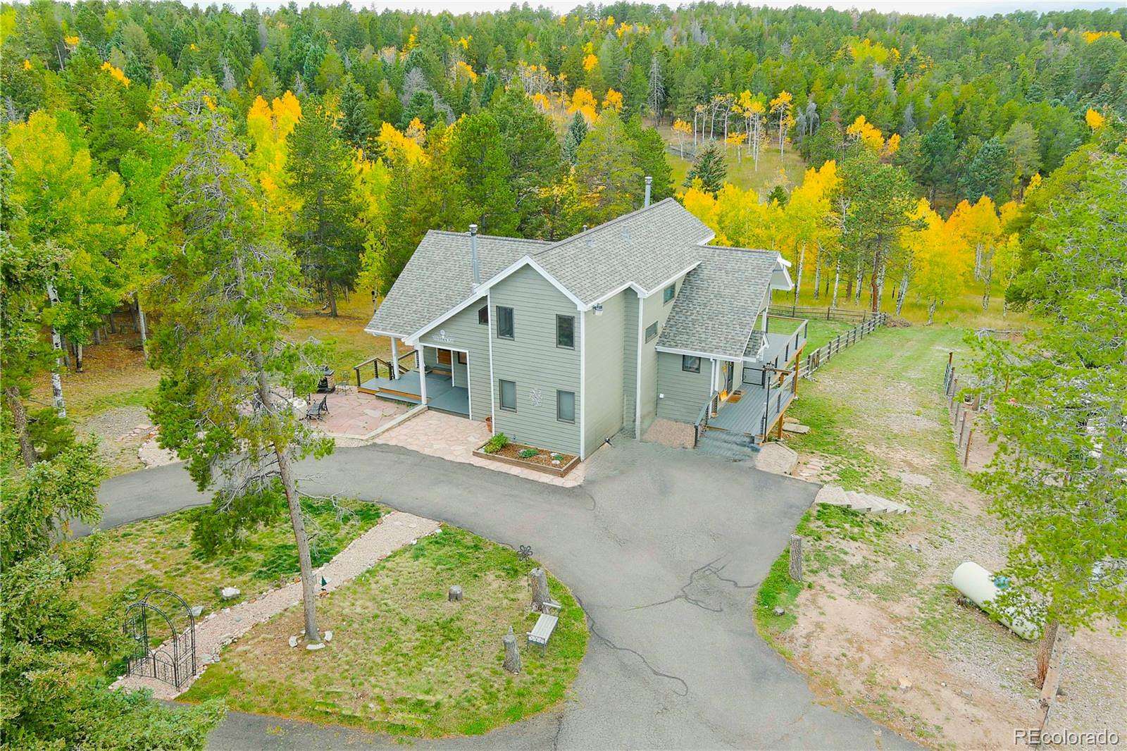 20 Acres of Recreational Land with Home for Sale in Conifer, Colorado