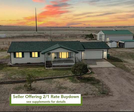 9 Acres of Land with Home for Sale in Brighton, Colorado