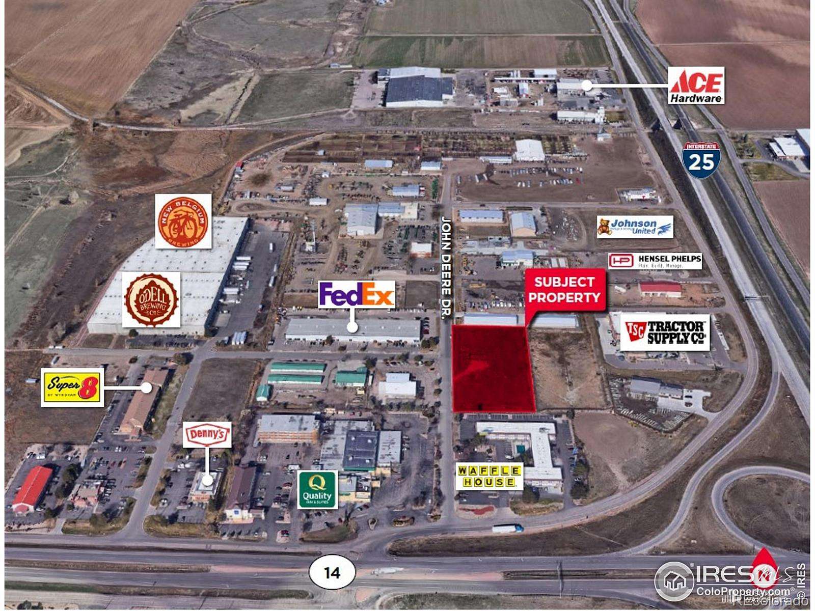 2 Acres of Commercial Land for Sale in Fort Collins, Colorado