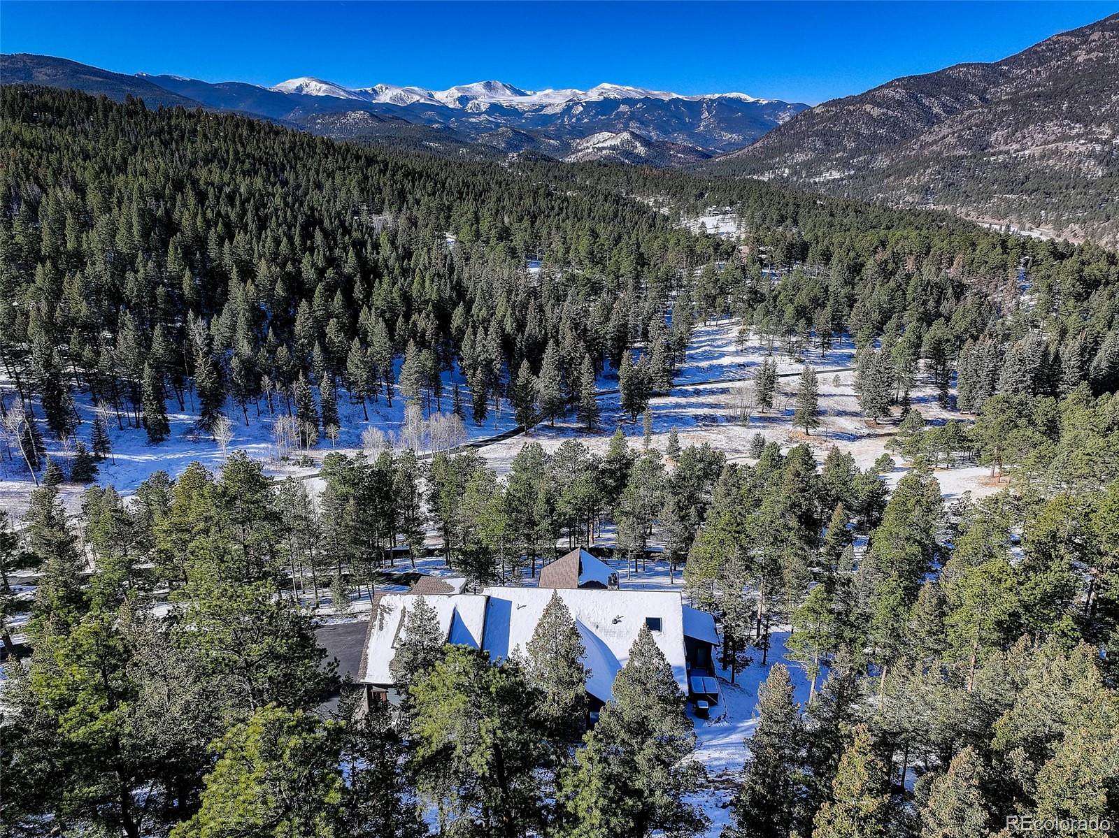 10.1 Acres of Land with Home for Sale in Evergreen, Colorado