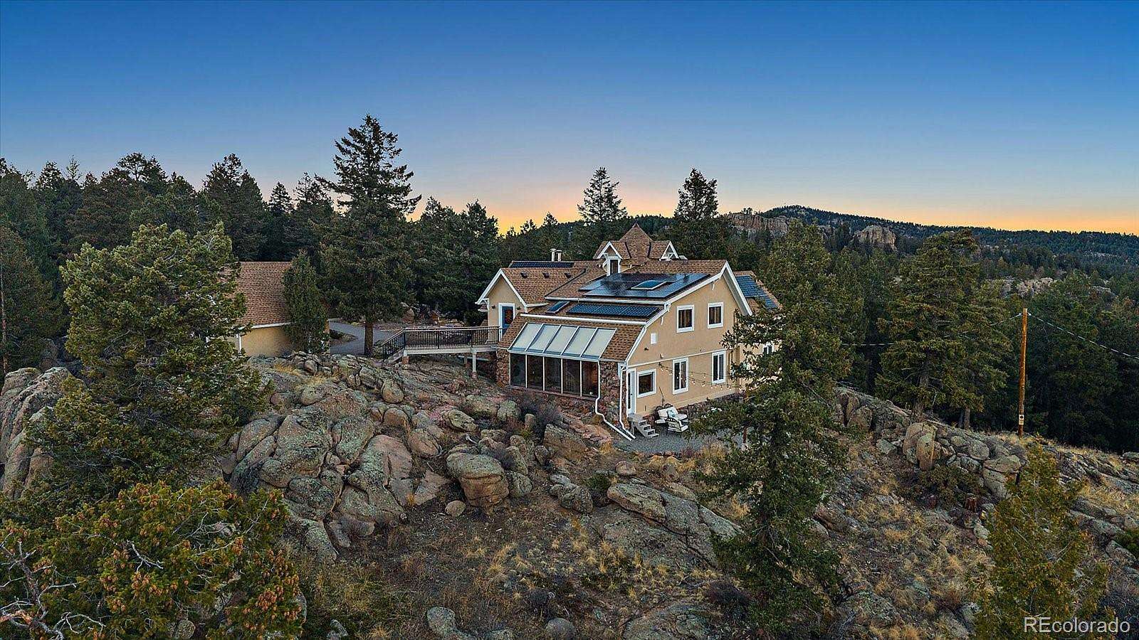 15 Acres of Land with Home for Sale in Evergreen, Colorado