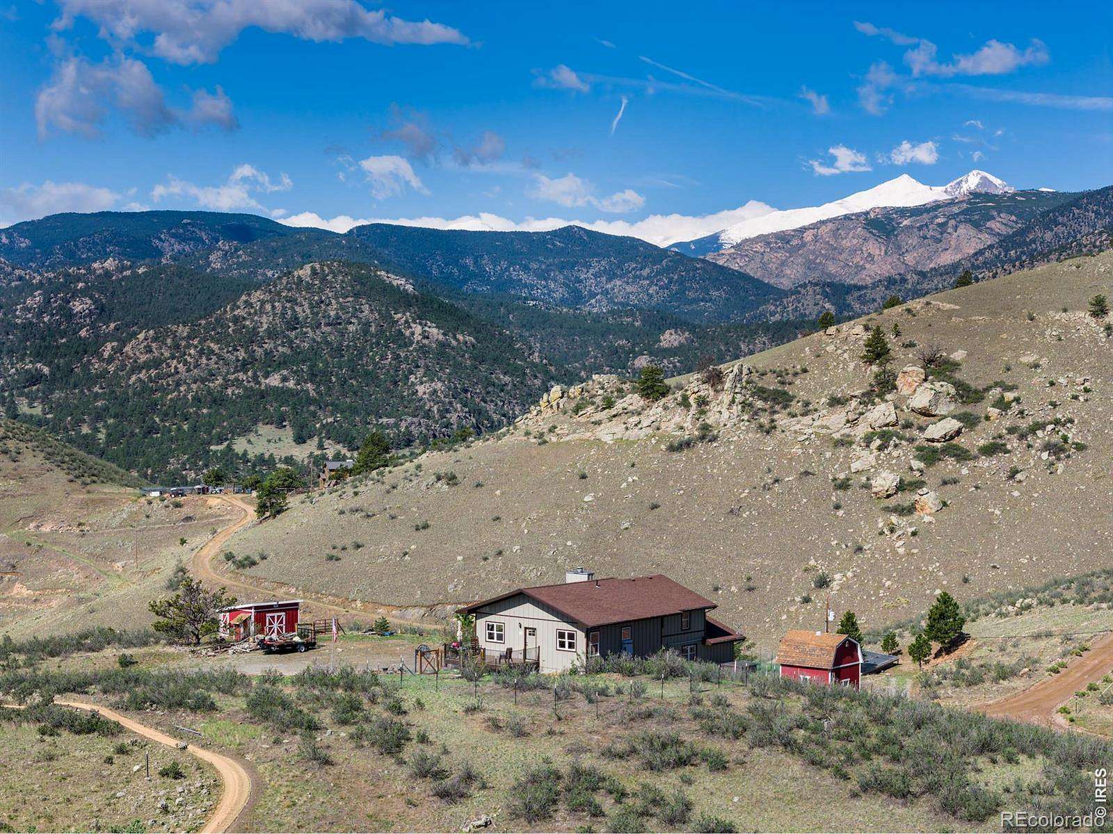 18.8 Acres of Land with Home for Sale in Lyons, Colorado