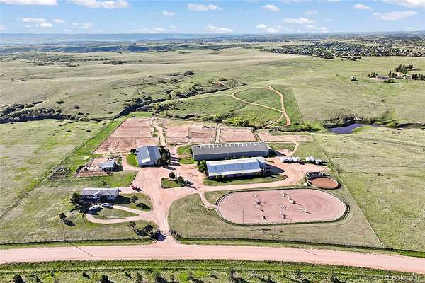 35.3 Acres of Agricultural Land with Home for Sale in Castle Rock, Colorado