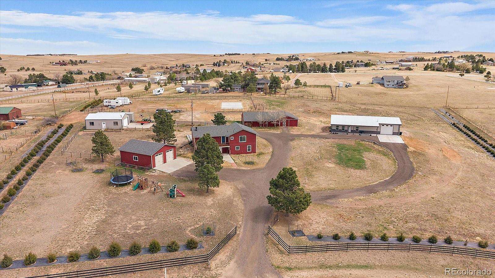 5.1 Acres of Land with Home for Sale in Parker, Colorado
