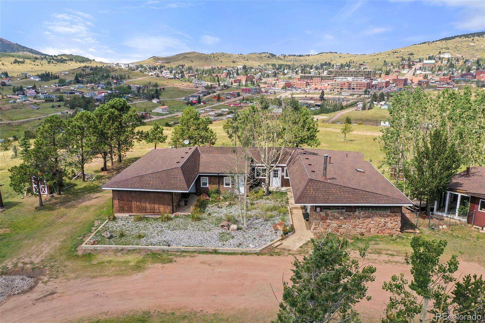 4 Acres of Land with Home for Sale in Cripple Creek, Colorado