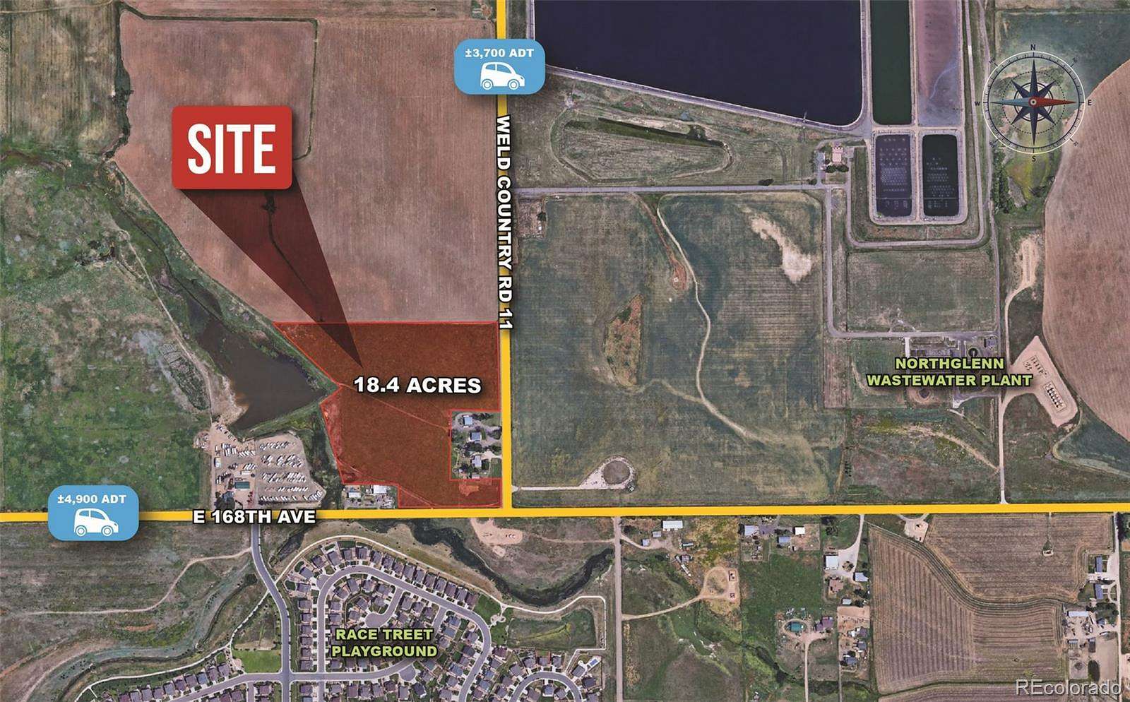18.4 Acres of Mixed-Use Land for Sale in Broomfield, Colorado