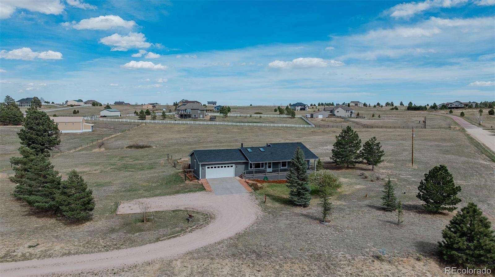 5 Acres of Land with Home for Sale in Elizabeth, Colorado