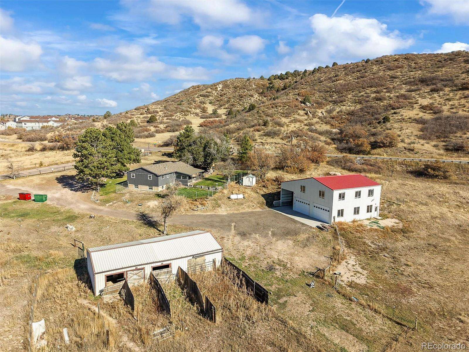 5 Acres of Land with Home for Sale in Castle Rock, Colorado