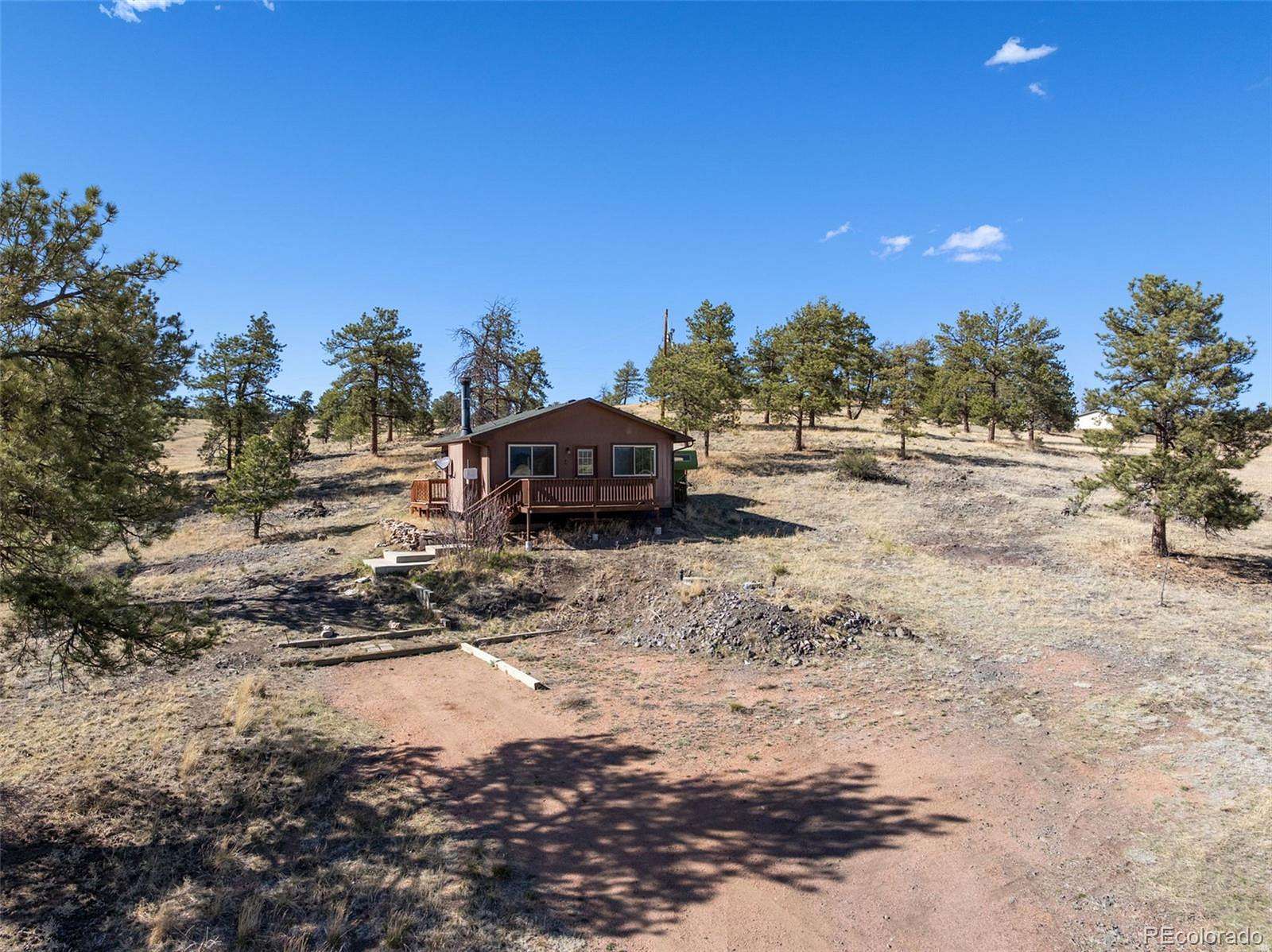 5 Acres of Land with Home for Sale in Guffey, Colorado