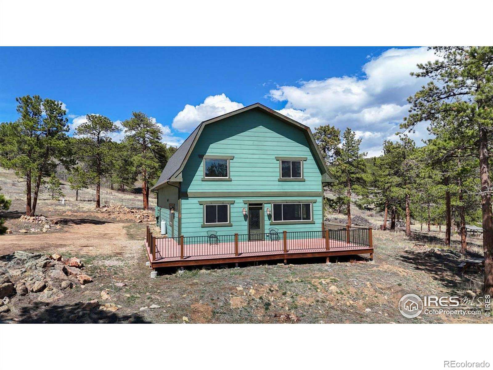 9.45 Acres of Land with Home for Sale in Lyons, Colorado