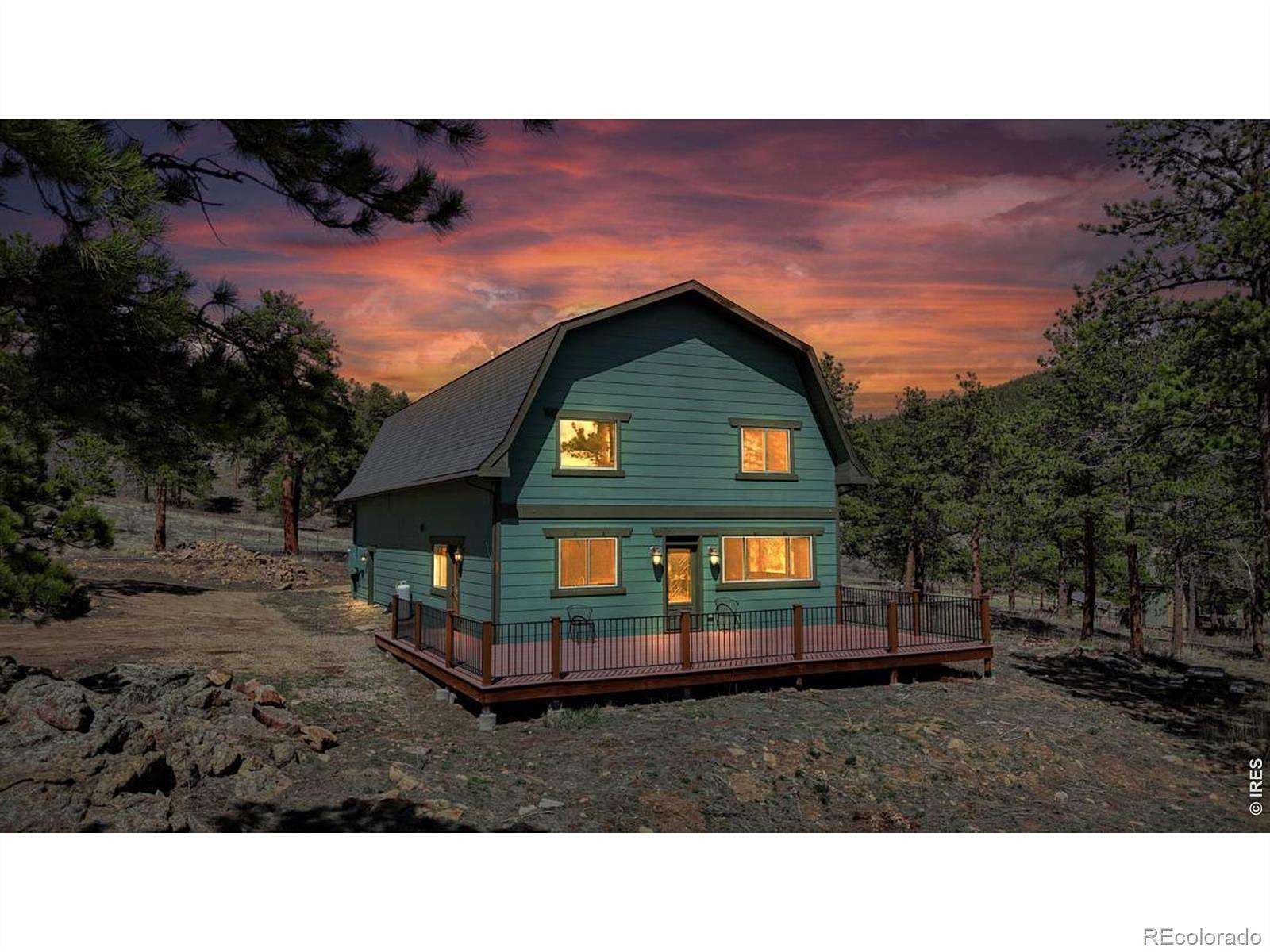 9.45 Acres of Land with Home for Sale in Lyons, Colorado