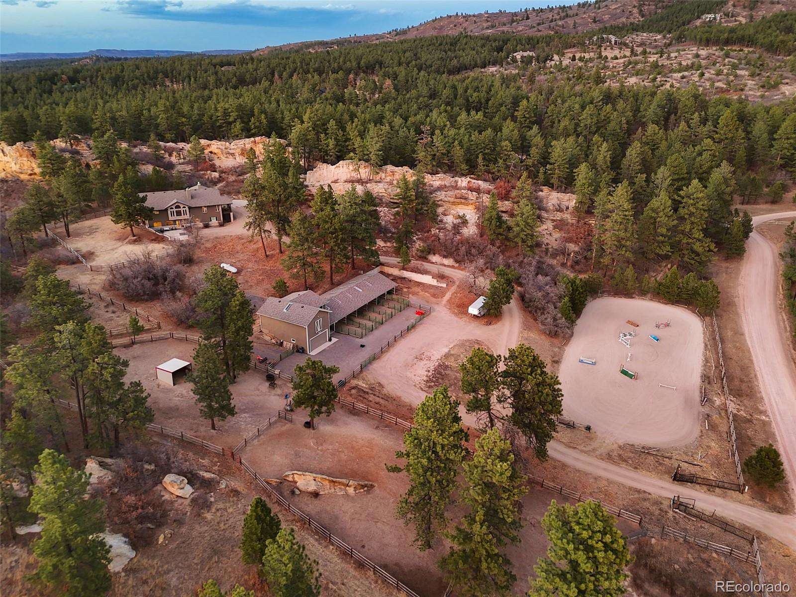 36 Acres of Land with Home for Sale in Sedalia, Colorado