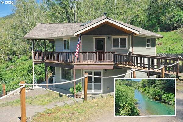 5 Acres of Land with Home for Sale in Brookings, Oregon