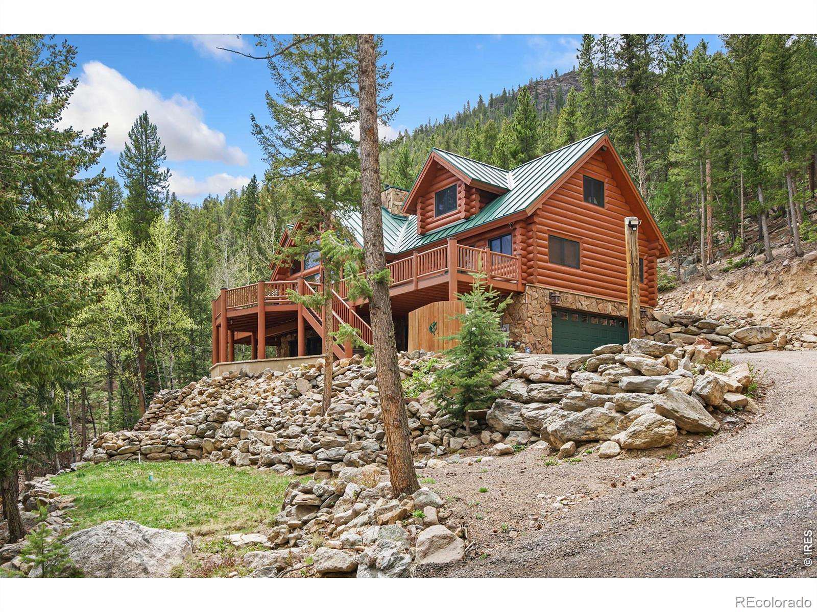 5 Acres of Land with Home for Sale in Estes Park, Colorado