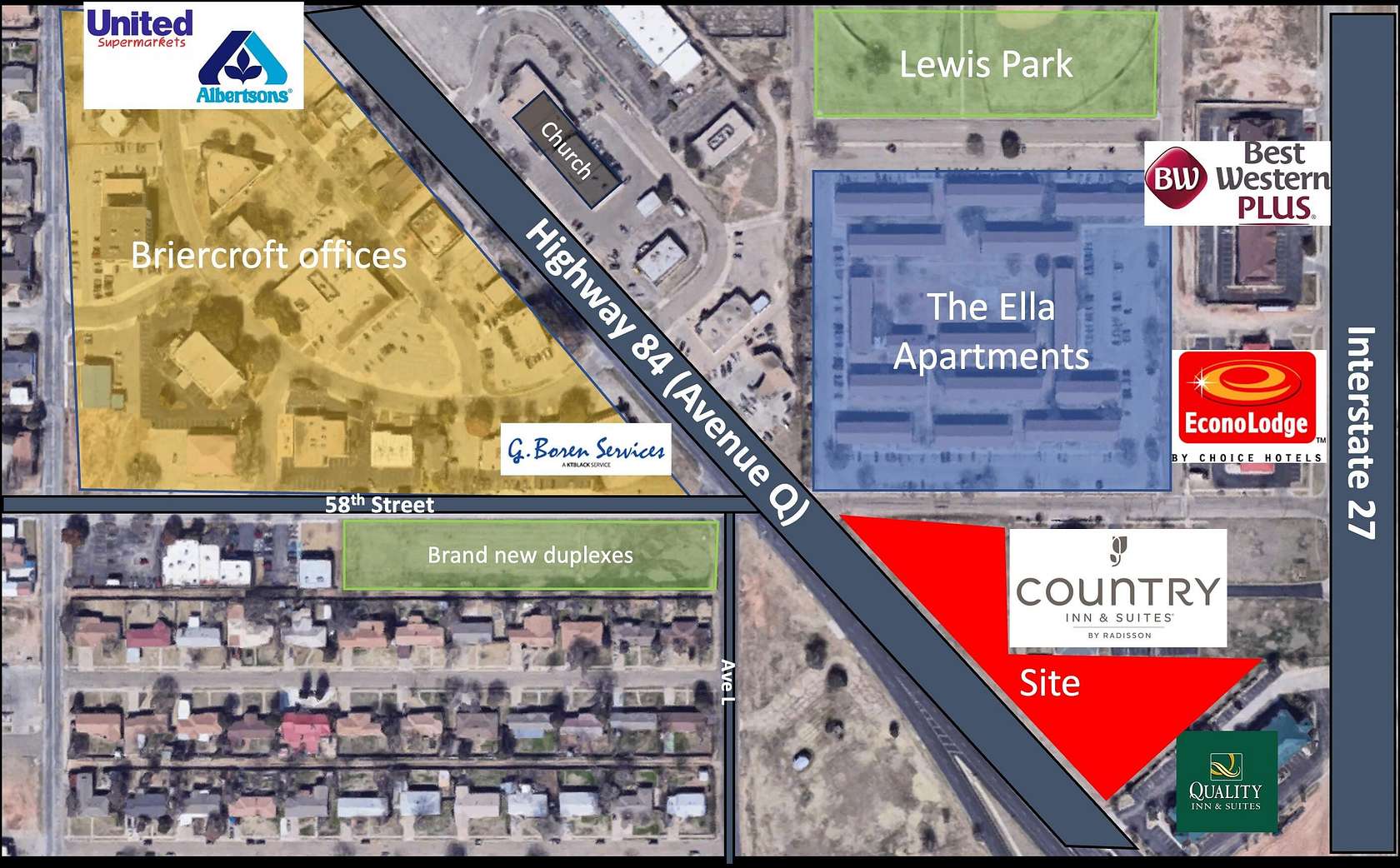 2.79 Acres of Commercial Land for Sale in Lubbock, Texas