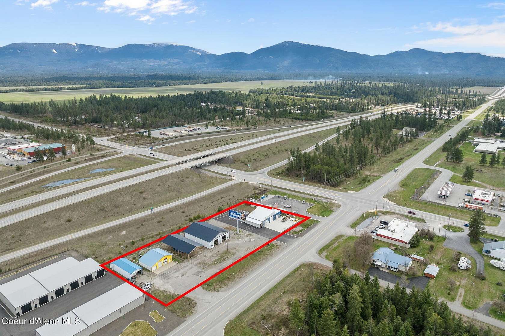 1.58 Acres of Improved Mixed-Use Land for Sale in Athol, Idaho