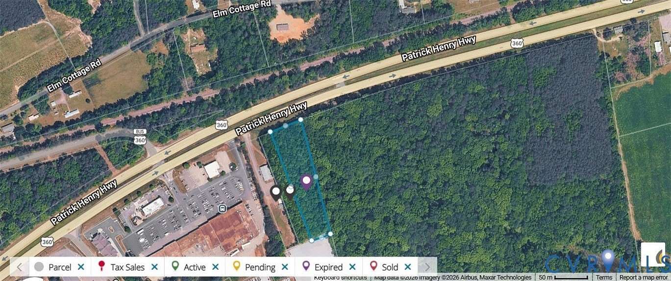 2.5 Acres of Commercial Land for Sale in Amelia Court House, Virginia