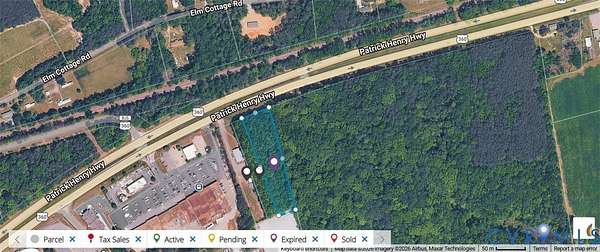 2.5 Acres of Commercial Land for Sale in Amelia Court House, Virginia