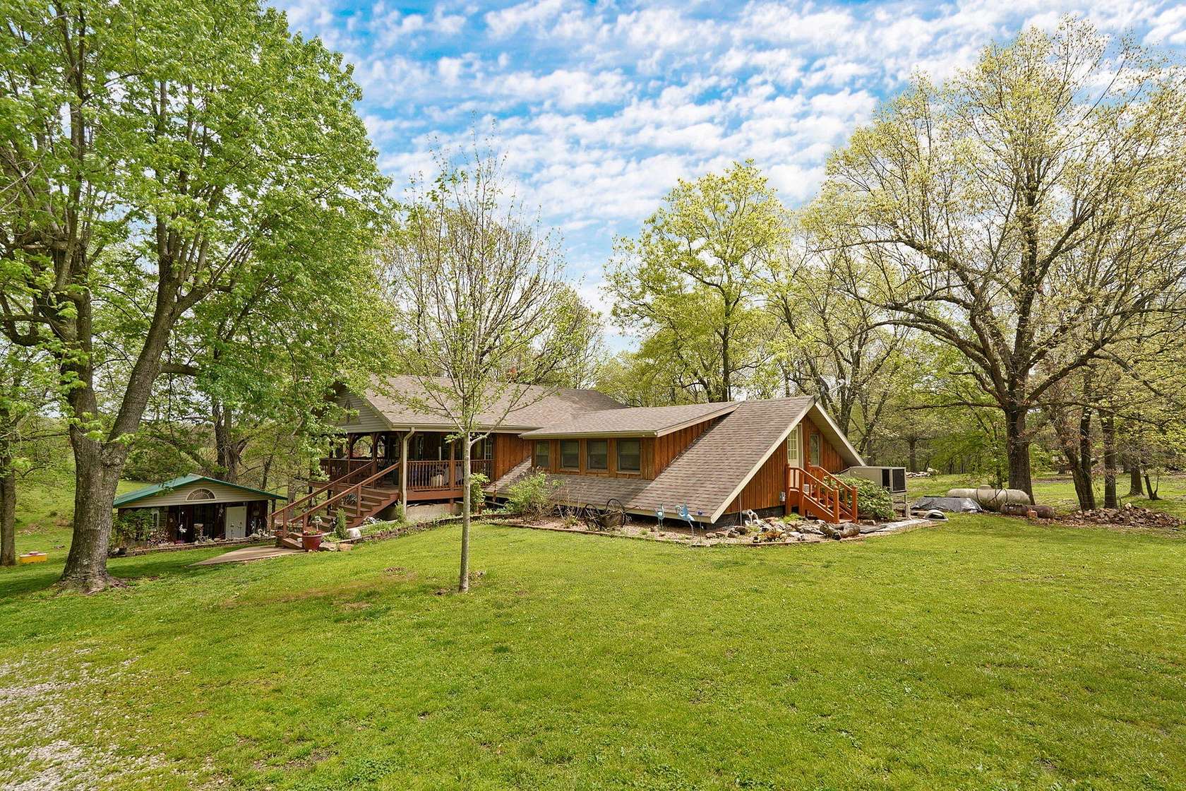 5 Acres of Land with Home for Sale in Mount Vernon, Missouri