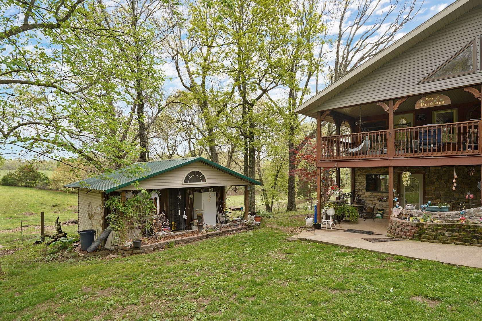 5 Acres of Land with Home for Sale in Mount Vernon, Missouri