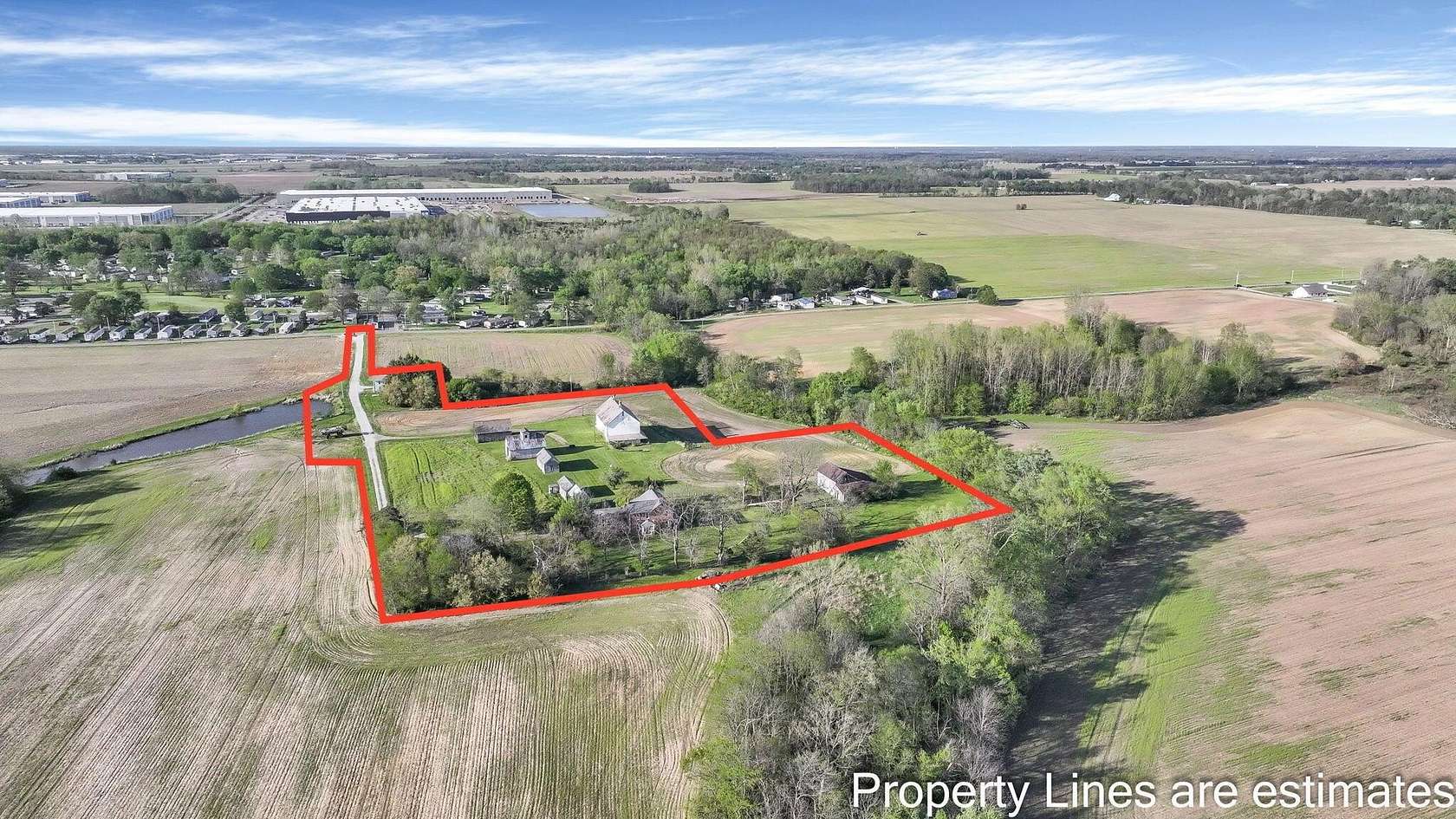 9.42 Acres of Land with Home for Sale in Ashville, Ohio