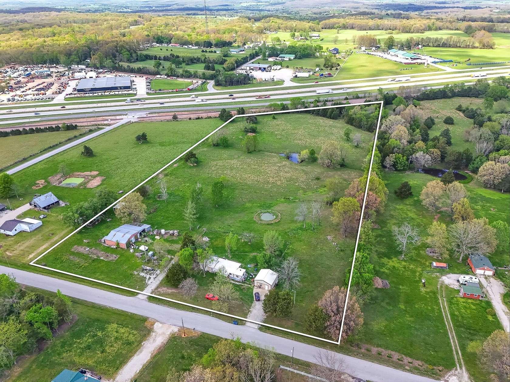 10 Acres of Land with Home for Sale in Strafford, Missouri