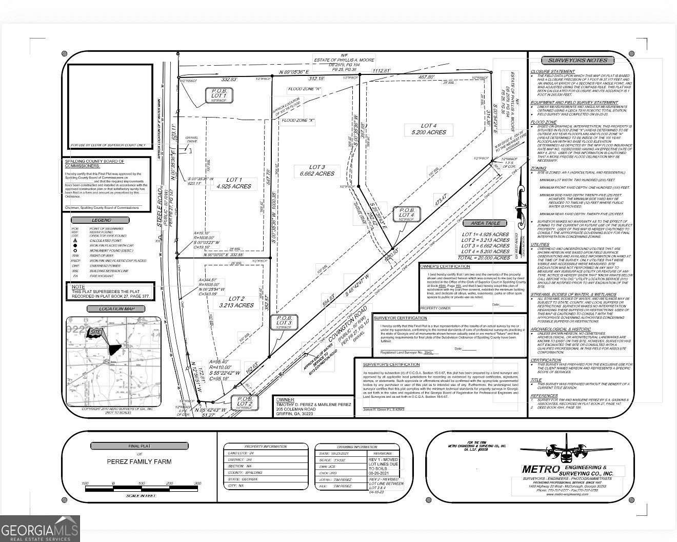 3.2 Acres of Land for Sale in Griffin, Georgia