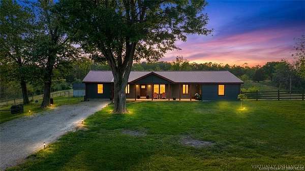 27.6 Acres of Land with Home for Sale in Laconia, Indiana