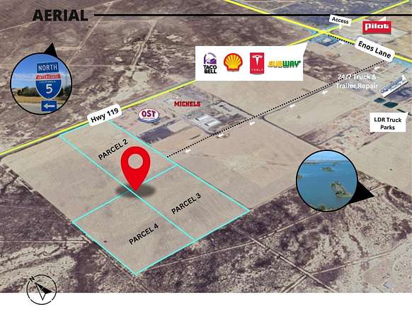 20 Acres of Commercial Land for Sale in Bakersfield, California
