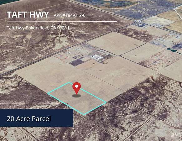 20 Acres of Commercial Land for Sale in Bakersfield, California