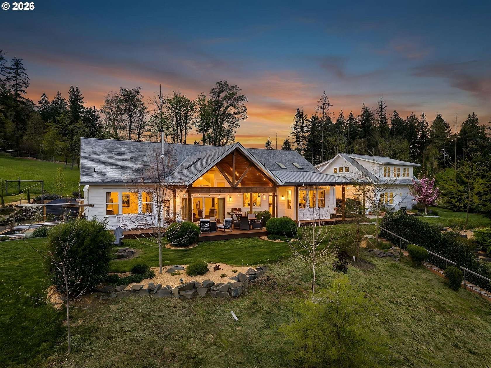 6.26 Acres of Land with Home for Sale in Eugene, Oregon