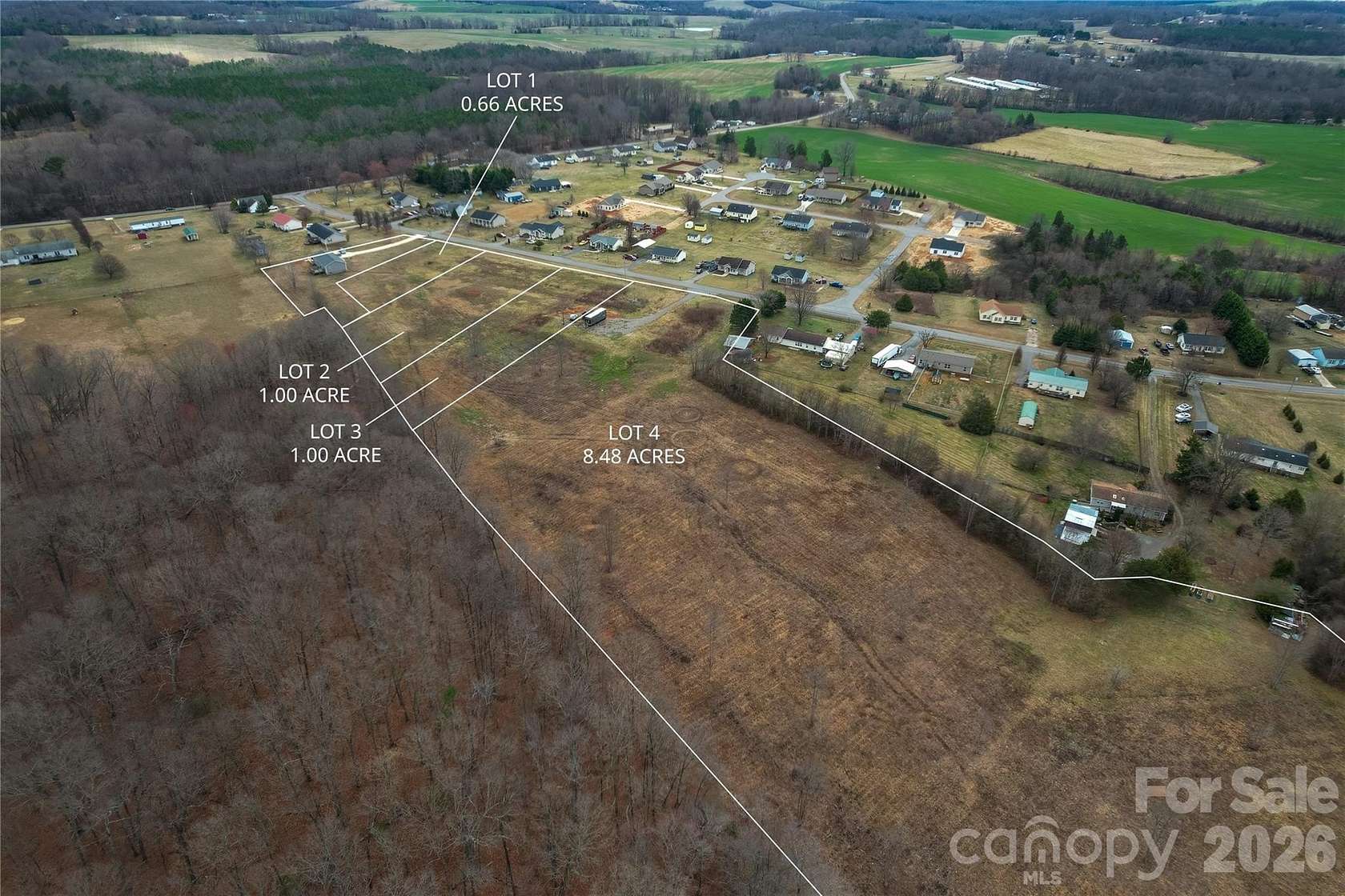 7.36 Acres of Residential Land for Sale in Olin, North Carolina