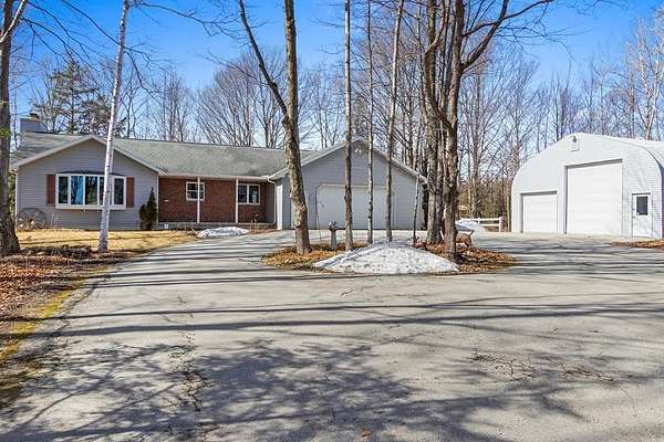 20 Acres of Agricultural Land with Home for Sale in Egg Harbor, Wisconsin