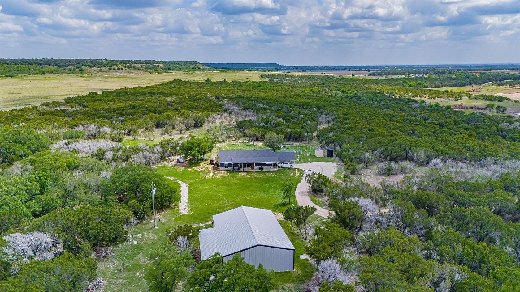 56.8 Acres of Land with Home for Sale in Stephenville, Texas
