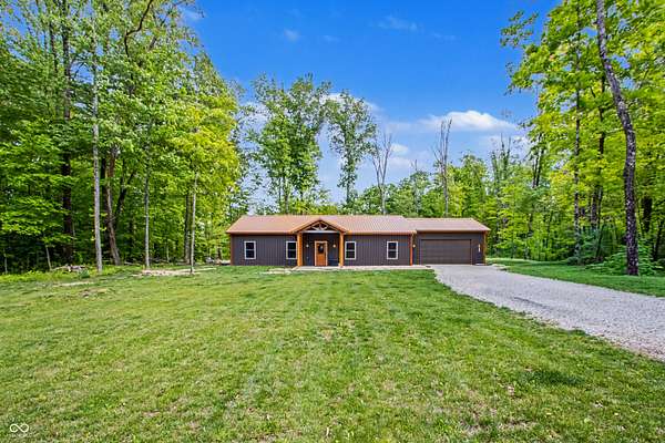 13 Acres of Recreational Land with Home for Sale in Morgantown, Indiana