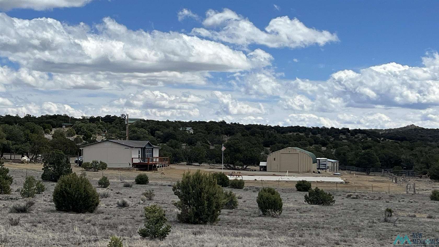 24.3 Acres of Agricultural Land with Home for Sale in Pie Town, New Mexico