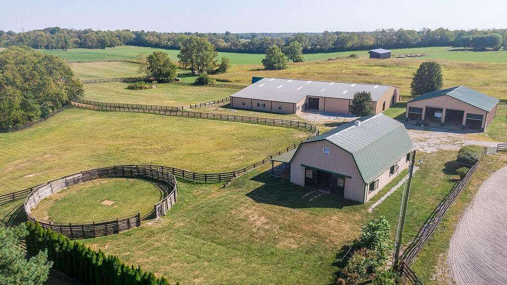 15 Acres of Land with Home for Sale in Versailles, Kentucky