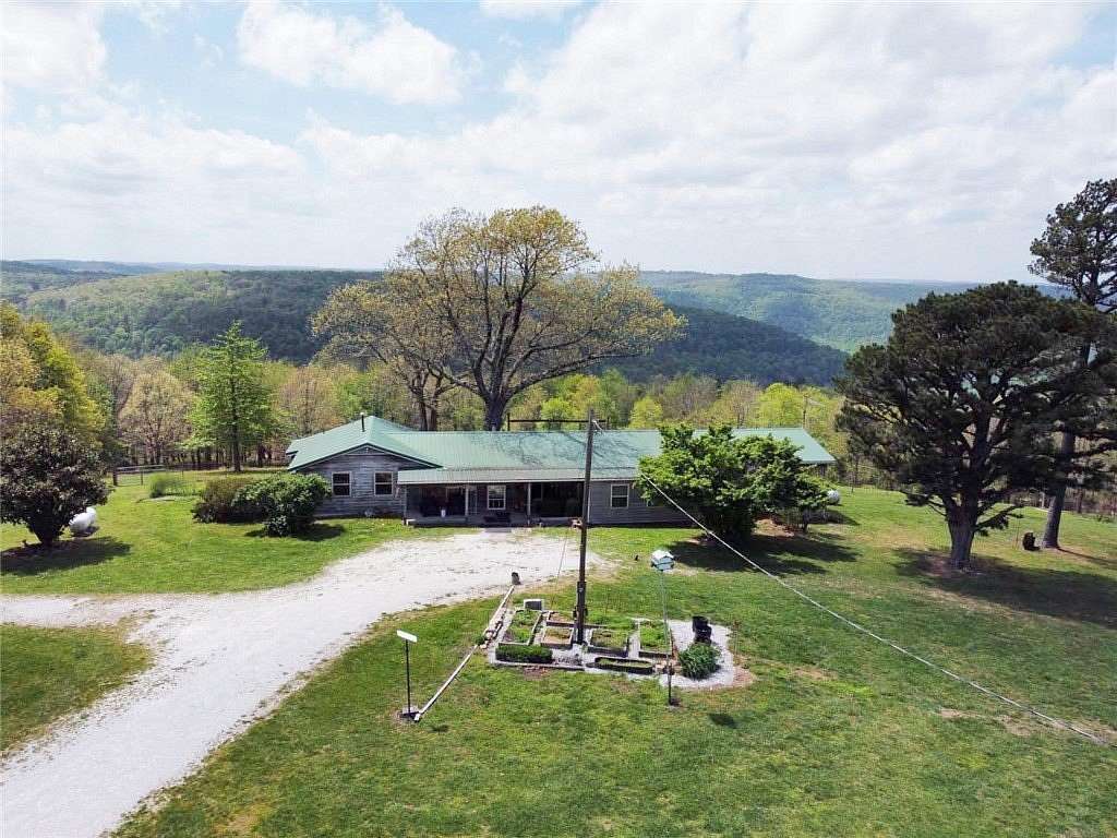 7.32 Acres of Land with Home for Sale in Jasper, Arkansas