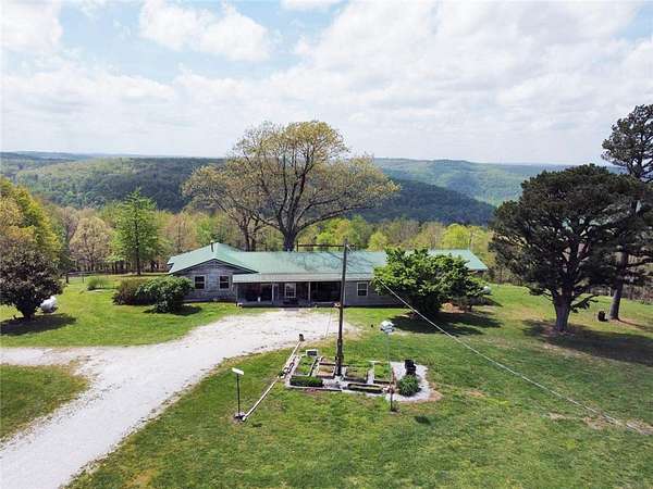 7.32 Acres of Land with Home for Sale in Jasper, Arkansas