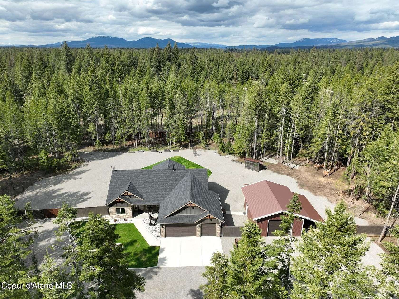 5 Acres of Land with Home for Sale in Athol, Idaho