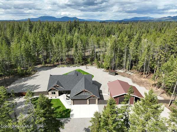 5 Acres of Land with Home for Sale in Athol, Idaho