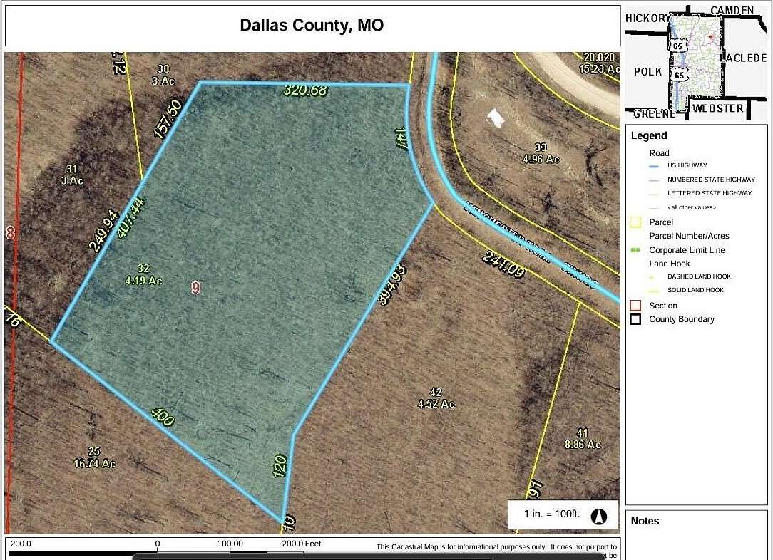 4.19 Acres of Land for Sale in Tunas, Missouri