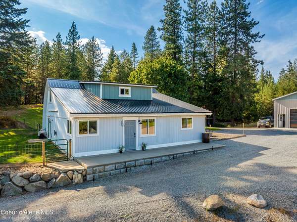 4.83 Acres of Land with Home for Sale in Athol, Idaho