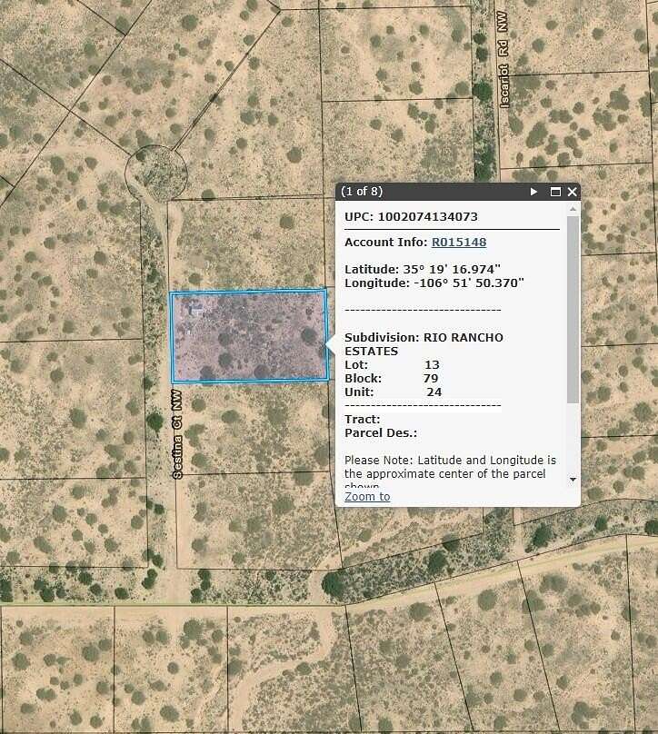 3 Acres of Land for Sale in Rio Rancho, New Mexico