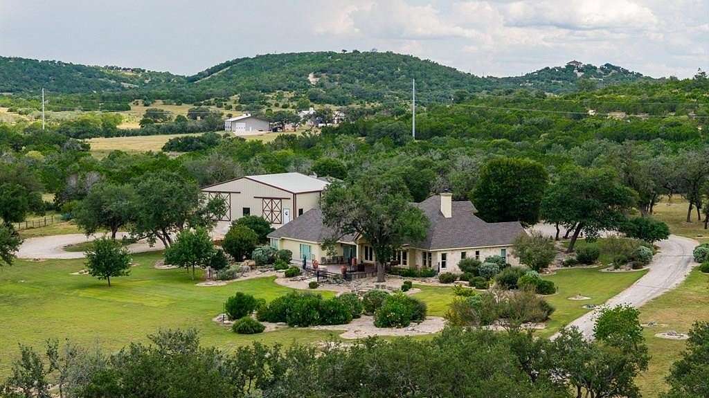 10 Acres of Land with Home for Sale in Kerrville, Texas