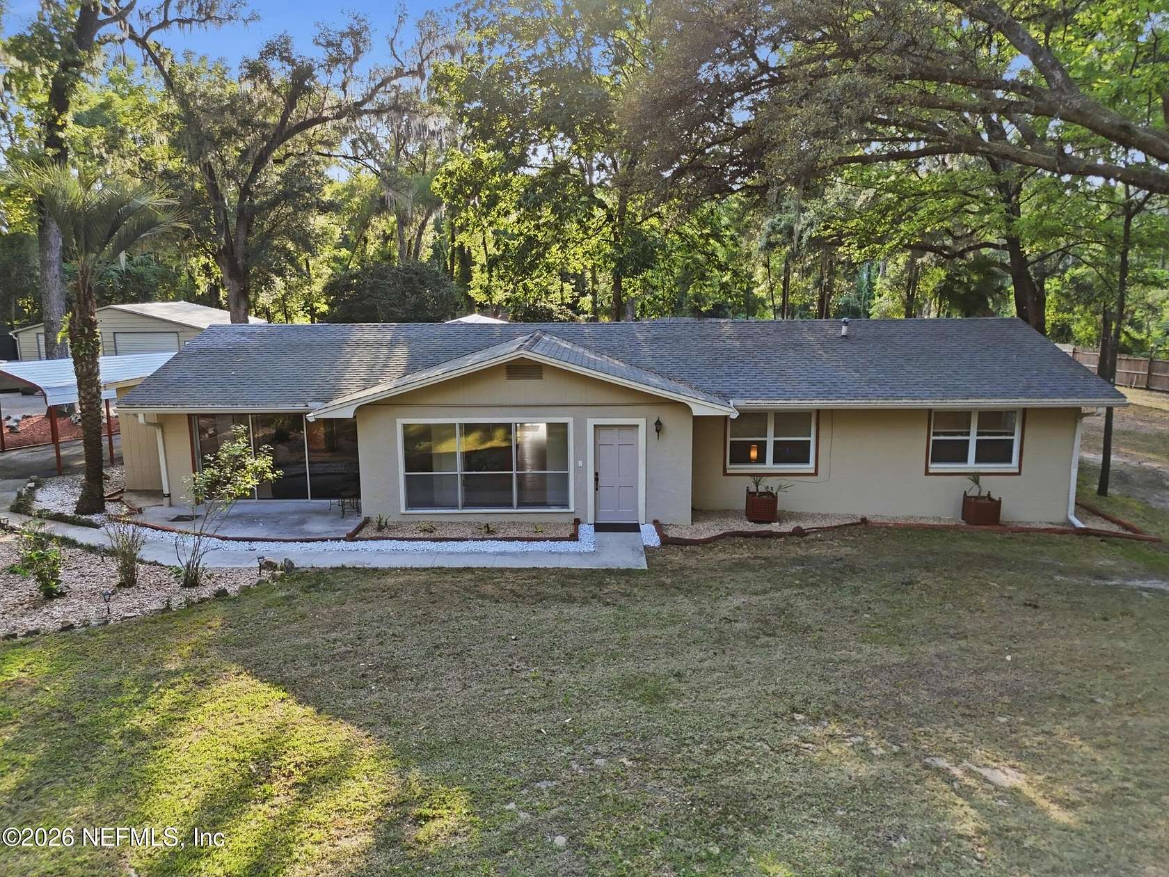 2.5 Acres of Land with Home for Sale in Gainesville, Florida